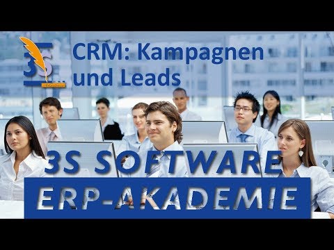 3S ERP-Software : Schulung CRM Kampagnen und Leads